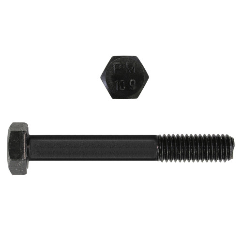 M8-1.25 x 70mm Metric Hex Head Cap Bolts Class 10.9 Coarse Bare Metal DIN931 PT | 105612-328