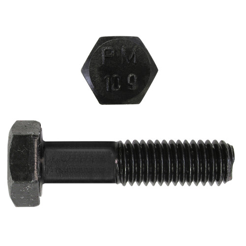 M10-1.50 x 40mm Metric Hex Head Cap Bolts Class 10.9 Coarse Bare Metal DIN931 PT | 105612-372
