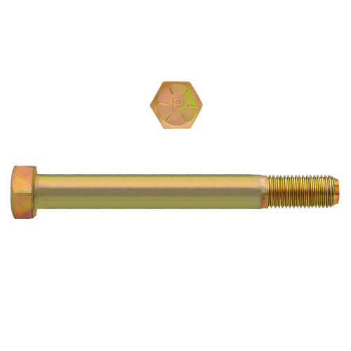 9/16"-18 x 6" Hex Head Cap Screws Grade 8 UNF Zinc-Yellow PT | 105080-643