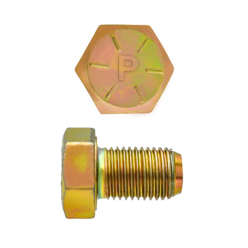 3/8"-24 x 1/2" Hex Head Cap Screws Grade 8 UNF Zinc-Yellow FT | 105080-485