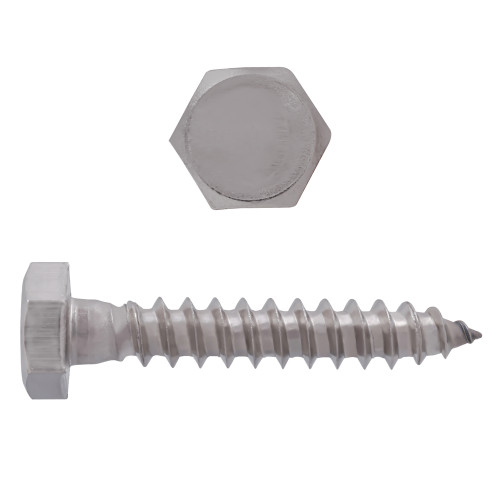 1/4" x  1-1/2" Hex Lag Bolts 18.8 Stainless Steel | 1055003-313