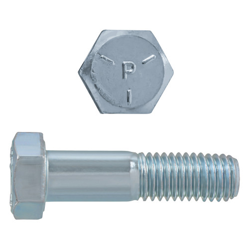 9/16"-12 x 2-3/4" Hex Head Cap Bolts Grade 5 UNC Zinc PT | 105075-633
