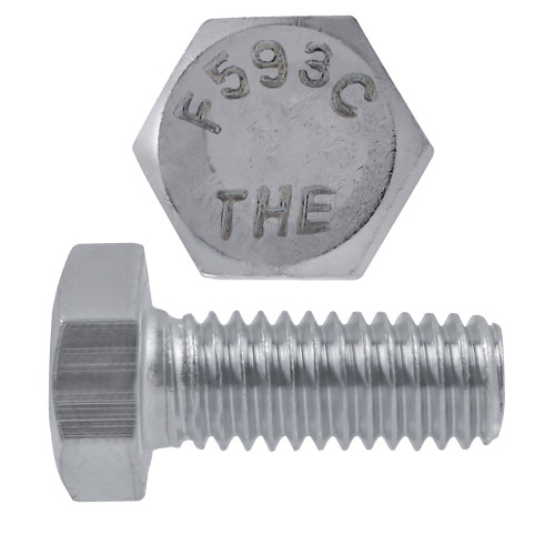 1/4"-20 x 3/4" Hex Head Cap Screws 18.8 Stainless Steel UNC FT | 1055000-307