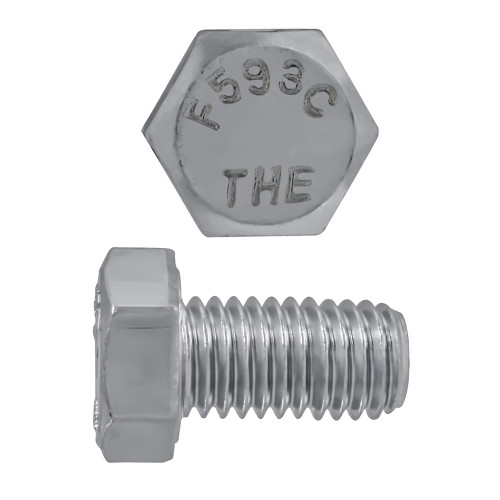 7/16"-14 x 1" Hex Head Cap Bolts 18.8 Stainless Steel UNC FT | 1055000-534