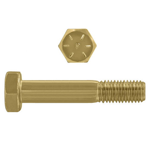 1/2"-13 x 4" Hex Head Cap Bolts Grade 8 UNC Zinc-Yellow PT | 105009-063