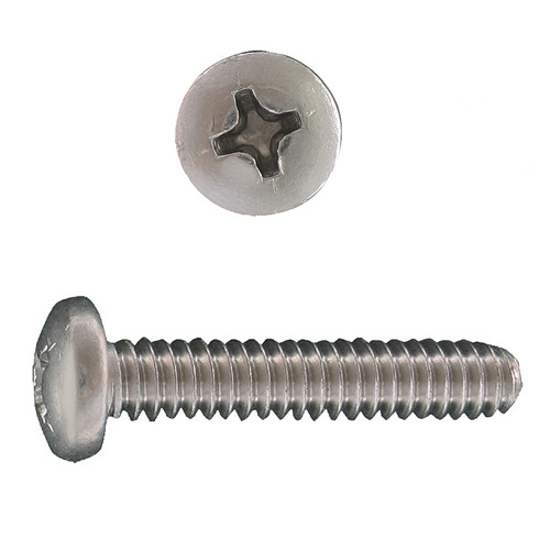 1/4"-20 x 1-1/4" Pan Head Phillips Drive Machine Screws 18.8 Stainless | 1055114-311