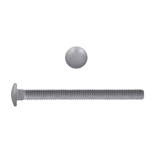 5/16"-18 x 4" Carriage Bolts Galvanized Grade 2 UNC FT | 105852-459