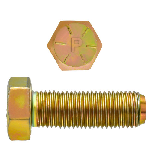 3/4"-16 x 2" Hex Head Cap Screws Grade 8 UNF Zinc-Yellow FT | 105080-717