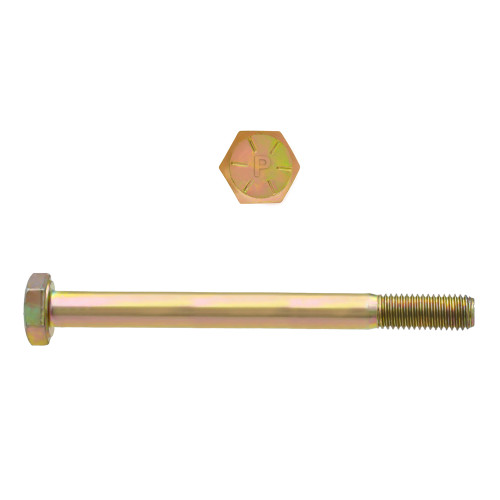 5/16"-24 x 4-1/2" Hex Head Cap Bolts Grade 8 UNF Zinc-Yellow PT | 105080-460