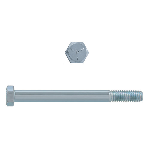1/2"-13 x 5-1/2" Hex Head Cap Screws Grade 5 UNC Zinc PT | 105075-597