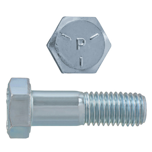 7/8"-9 x 3-1/4" Hex Head Cap Bolts Grade 5 UNC Zinc PT | 105075-767