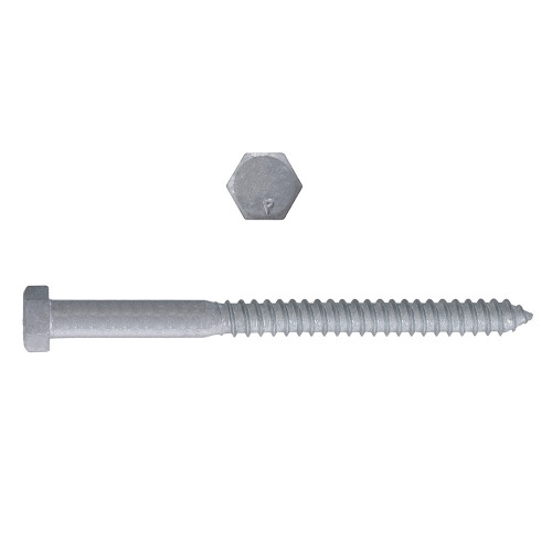 1/4" x 3-1/2" Hex Lag Bolts Steel Galvanized | 105854-322