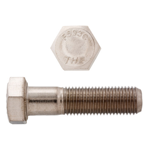 3/8"-24 x 2" Hex Head Cap Screws 18.8 Stainless Steel UNF PT | 1055001-496