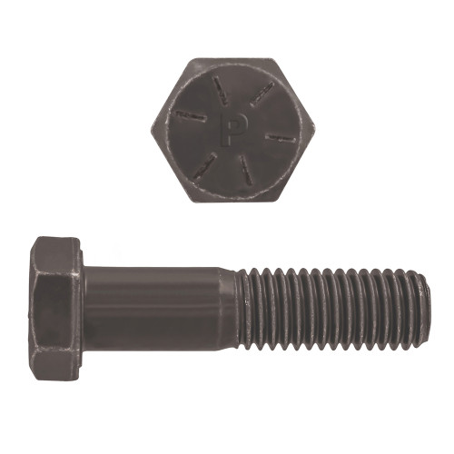 5/16"-18 x 2-1/2" Hex Head Cap Bolts Grade 8 UNC Bare Metal PT | 105077-453