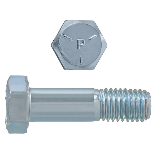 3/4"-10 x 4" Hex Head Cap Bolts Grade 5 UNC Zinc PT | 105075-725