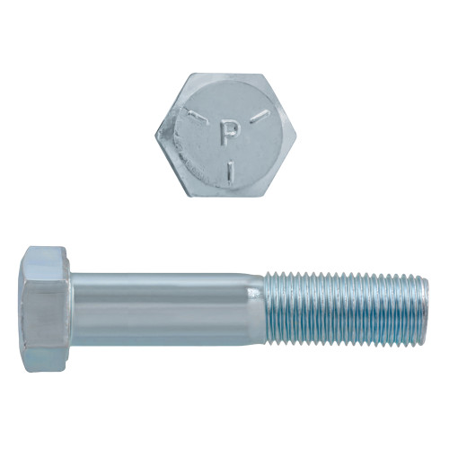 7/16"-20 x 2-1/2" Hex Head Cap Screws Grade 5 UNF Zinc PT | 105076-543