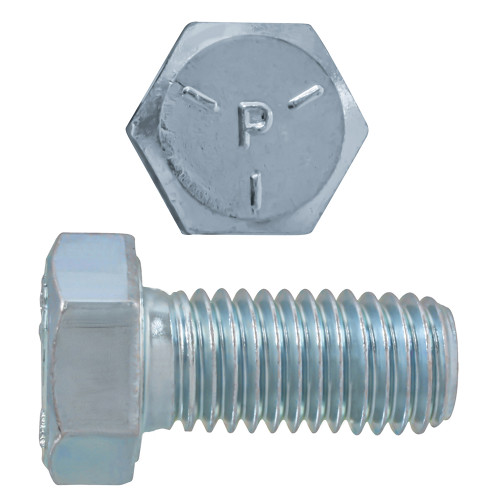 3/4"-10 x 2-1/2" Hex Head Cap Screws Grade 5 UNC Zinc FT | 105075-719