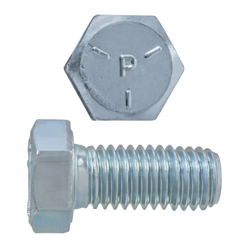 9/16"-12 x 2" Hex Head Cap Bolts Grade 5 UNC Zinc FT | 105075-630