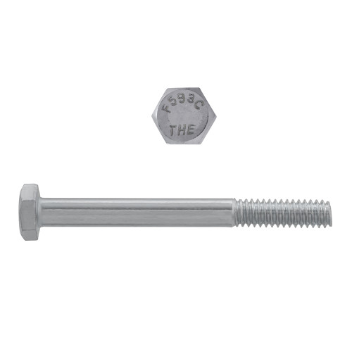 1/4"-20 x 2-3/4" Hex Head Cap Screws 18.8 Stainless Steel UNC PT | 1055000-319