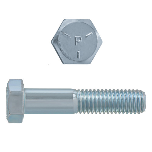 1/2"-13 x 2-1/2" Hex Head Cap Bolts Grade 5 UNC Zinc PT | 105023-059