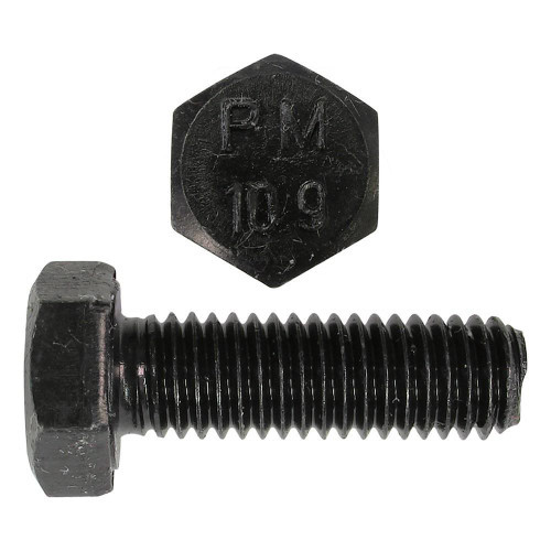 M10-1.50 x 25mm Metric Hex Head Cap Screws Class 10.9 Coarse Bare Metal DIN933 FT | 105612-368