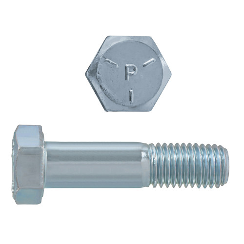 1"-8 x 5" Hex Head Cap Bolts Grade 5 UNC Zinc PT | 105075-813