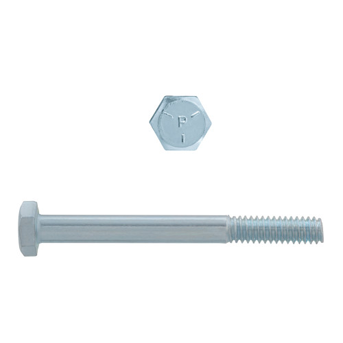1/4"-20 x 2-1/2" Hex Head Cap Bolts Grade 5 UNC Zinc PT | 105075-318