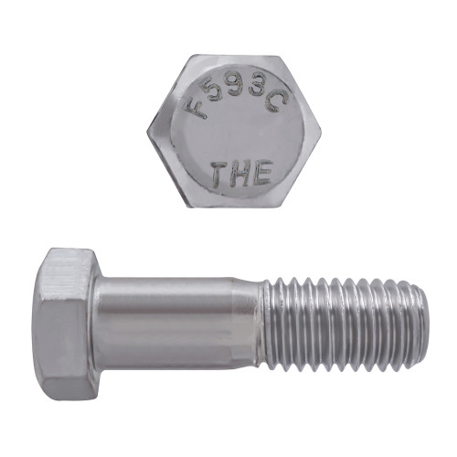 7/16"-14 x 4" Hex Head Cap Screws 18.8 Stainless Steel UNC PT | 1055000-549