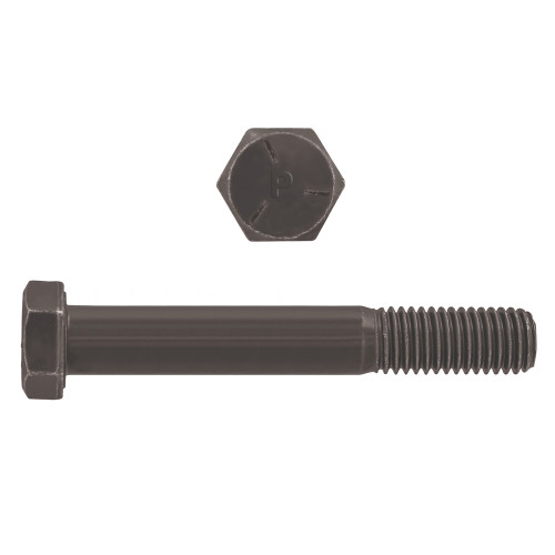 3/8"-16 x 5" Hex Head Cap Bolts Grade 5 UNC Bare Metal PT | 105073-506