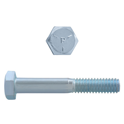 5/16"-18 x 2" Hex Head Cap Bolts Grade 5 UNC Zinc PT | 105075-451