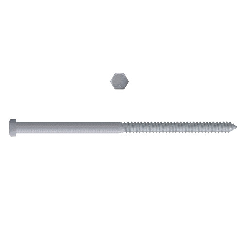 3/8" x 7" Hex Lag Bolts Steel Galvanized | 105854-511