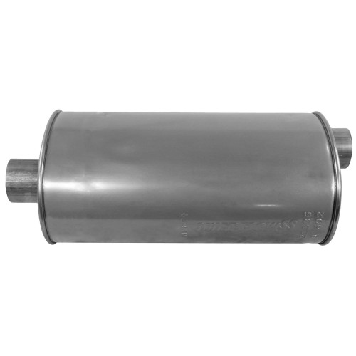 Quiet-Flow SS Direct Fit Exhaust Muffler 2.5" Inlet (ID) 2.5" Outlet (ID) | WEX21336
