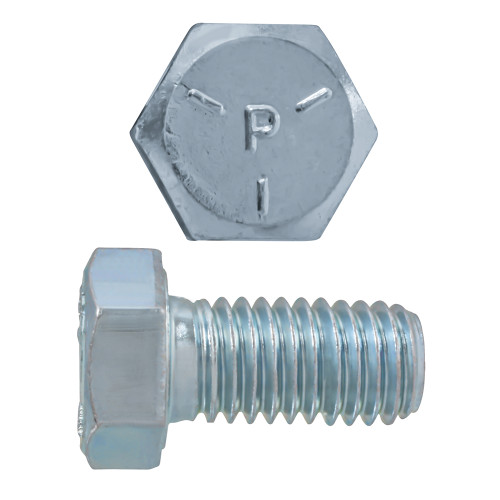 1/2"-13 x 1" Hex Head Cap Screws Grade 5 UNC Zinc FT | 105075-579
