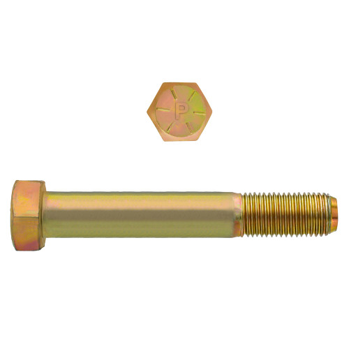 3/4"-16 x 5" Hex Head Cap Bolts Grade 8 UNF Zinc-Yellow PT | 105080-727