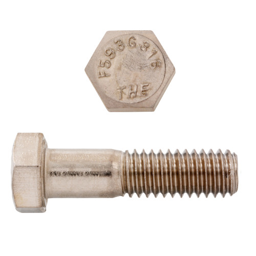 1/4"-20 x 1-1/2" Hex Head Cap Screws 316 Stainless Steel UNC PT | 1055200-313