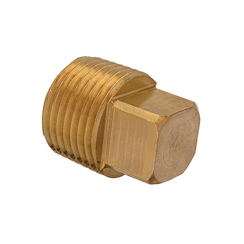 3/8" Square head pipe plug Brass | 105009-425