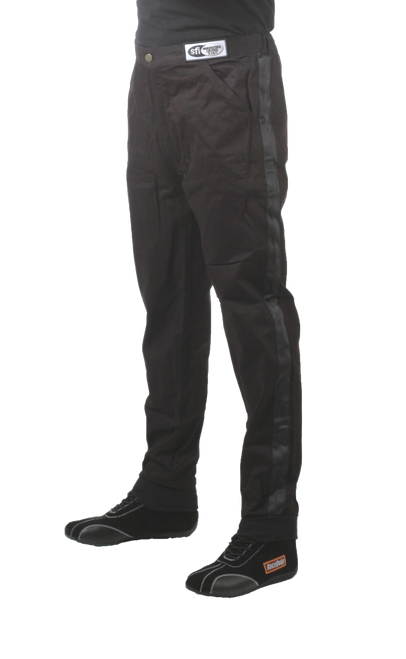SFI-1 Pyrovatex Single-Layer Racing Fire Pants, Black - 3X-Large | 0RQ112008RQP