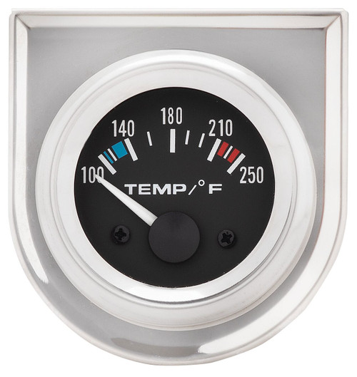 Chrome Series Electrical Water and Oil Temperature Gauge Kit | SWXHTA1136