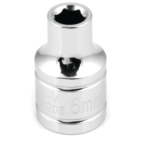 3/8" DR x 6mm Chrome Socket - 6 Pt. | WILW38206