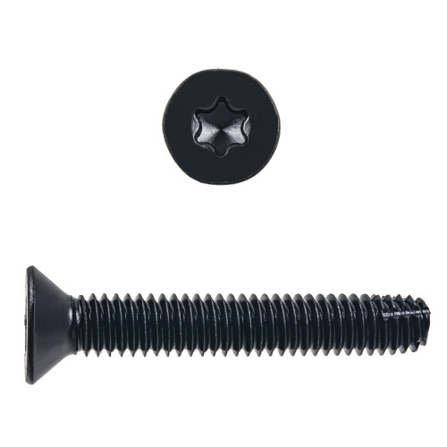 1/4"-20 x 2-1/2" Flat Hd 6-Lobe/Phillips Drive Floorboard Screws Steel Phos-Oil | 105225-894