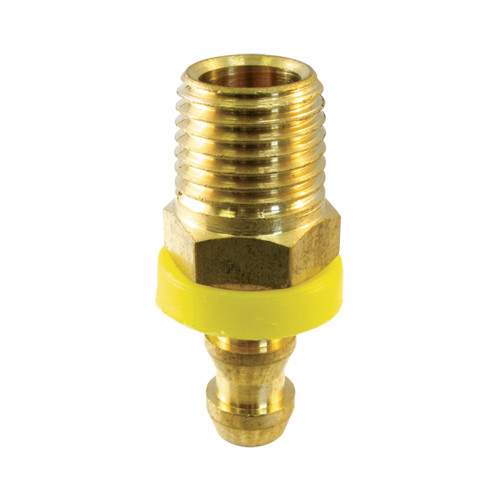 A= 3/8" B= 3/8" Push on- Hose mender Brass | 105009-360