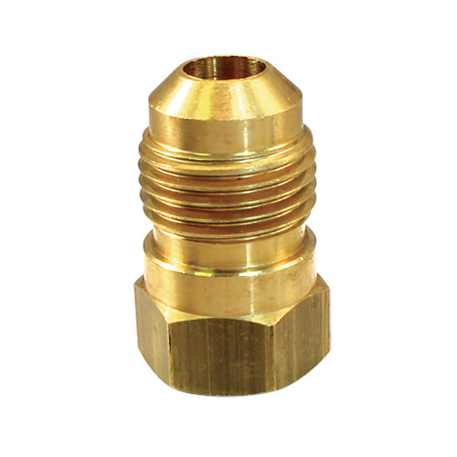 A= 3/8" B= 1/4" Flare- tube to female Brass | 105009-372