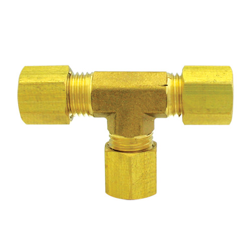 5/16" Compression Tee- tube all ends Brass | 105009-398