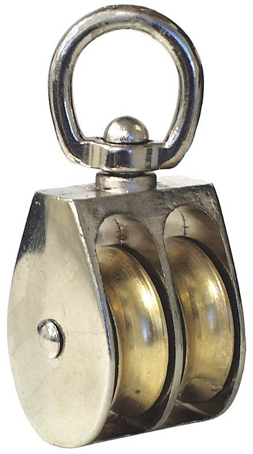 Pulley, Double Swivel 1-1/2 Die Cast. Fits 7/16 Rope | DYN55928