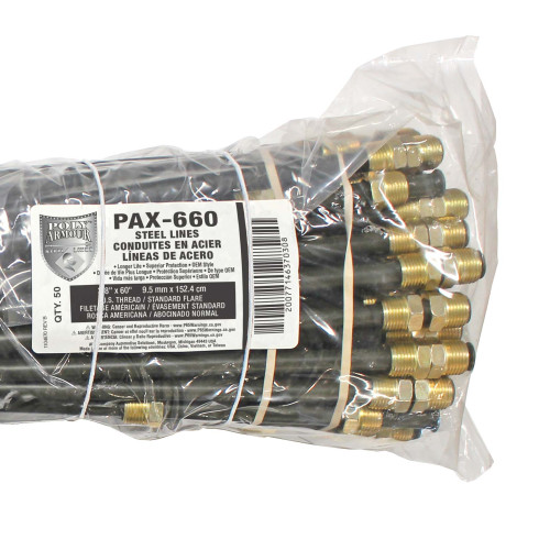 Domestic Poly-Armour PVF Steel Brake/Fuel/Transmission Line 3/8 x 60" | AGSPA-660