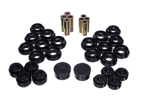 Control Arm Bushing Set, Black, Rear, Performance Polyurethane | 3068.3133G