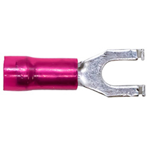 100 PCS 22-18 AWG #6 Nylon Flanged Spade Connectors | 1132933-CS