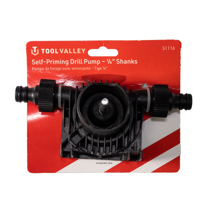 Self-Priming Drill Pump - 1/4" Shanks - Red Table | TCT51116