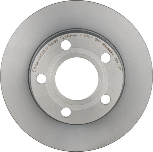 Premium UV Coated Solid Rear Disc Brake Rotor | BBB08.9751.11