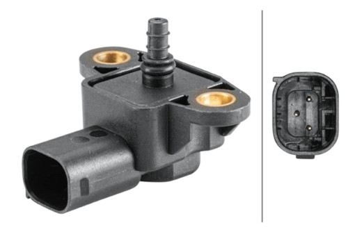 Sensor, boost Pressure - 3-pin connector - Bolted | HEL358152271